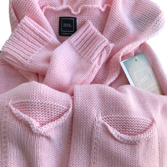 NU Numinou Oversized Hooded Longline Cardigan NWT - Picture 3 of 6